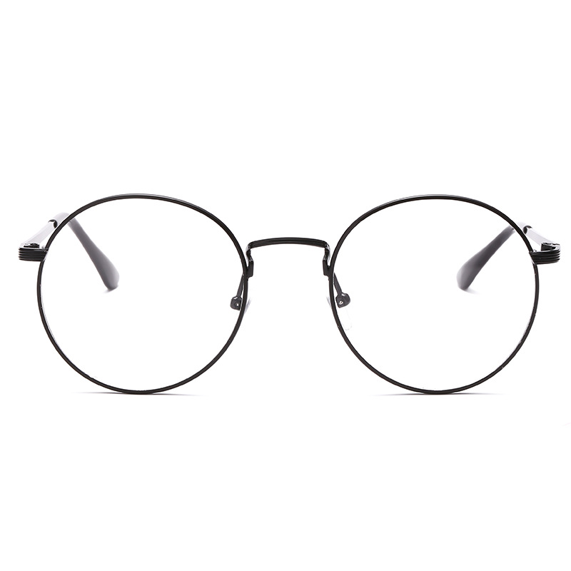 男女士同款圆形平光眼镜1006 韩版潮流眼镜框 新款复古金属平光镜4