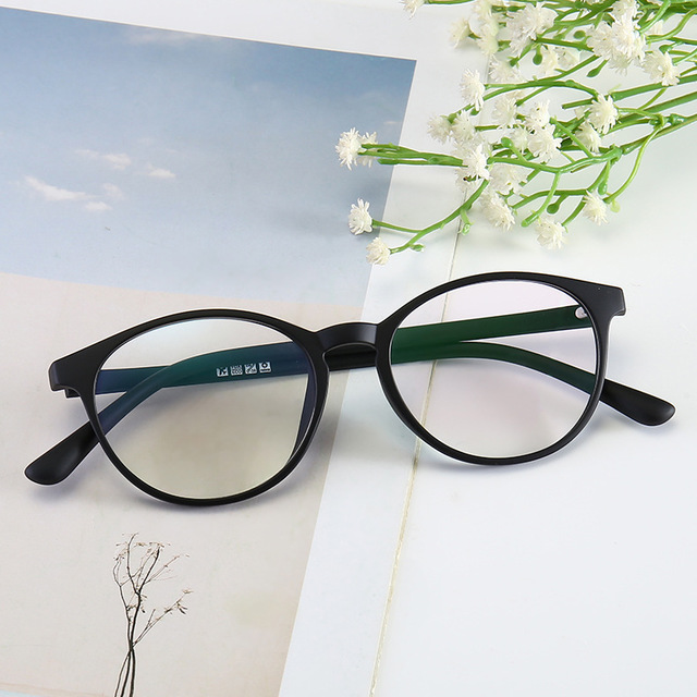 新款透明复古tr眼镜框装饰圆形可配近视成品TR90眼镜架女厂家直销