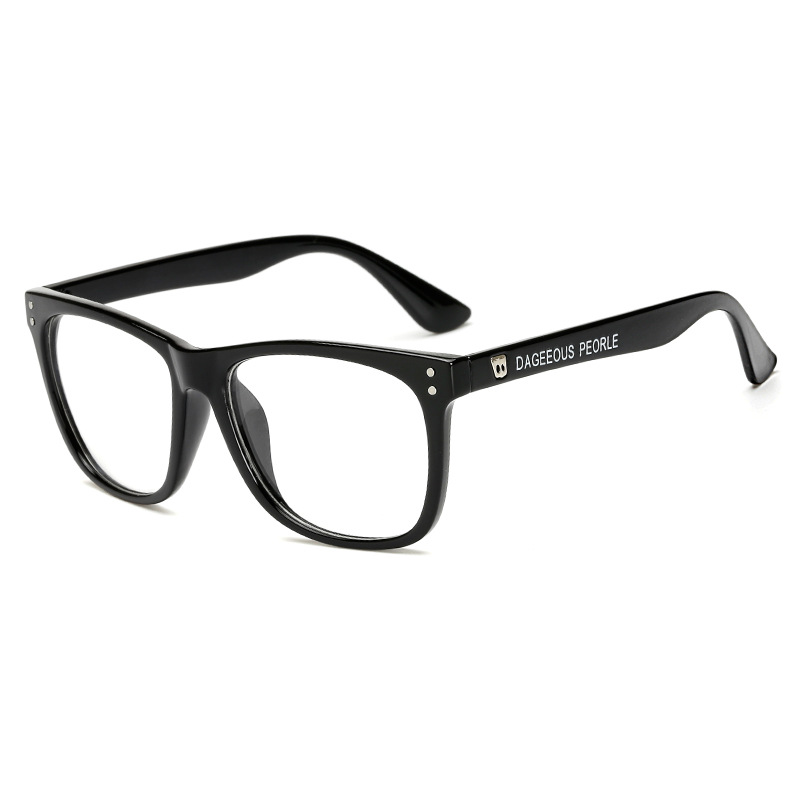 明星同款大框TR90眼镜架 复古潮流男女士平光眼镜批发 新款平光镜