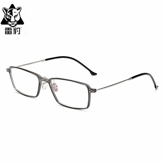 雷豹新款全框tr眼镜框方形细框韩版个性男士商务近视眼镜厂家直销2