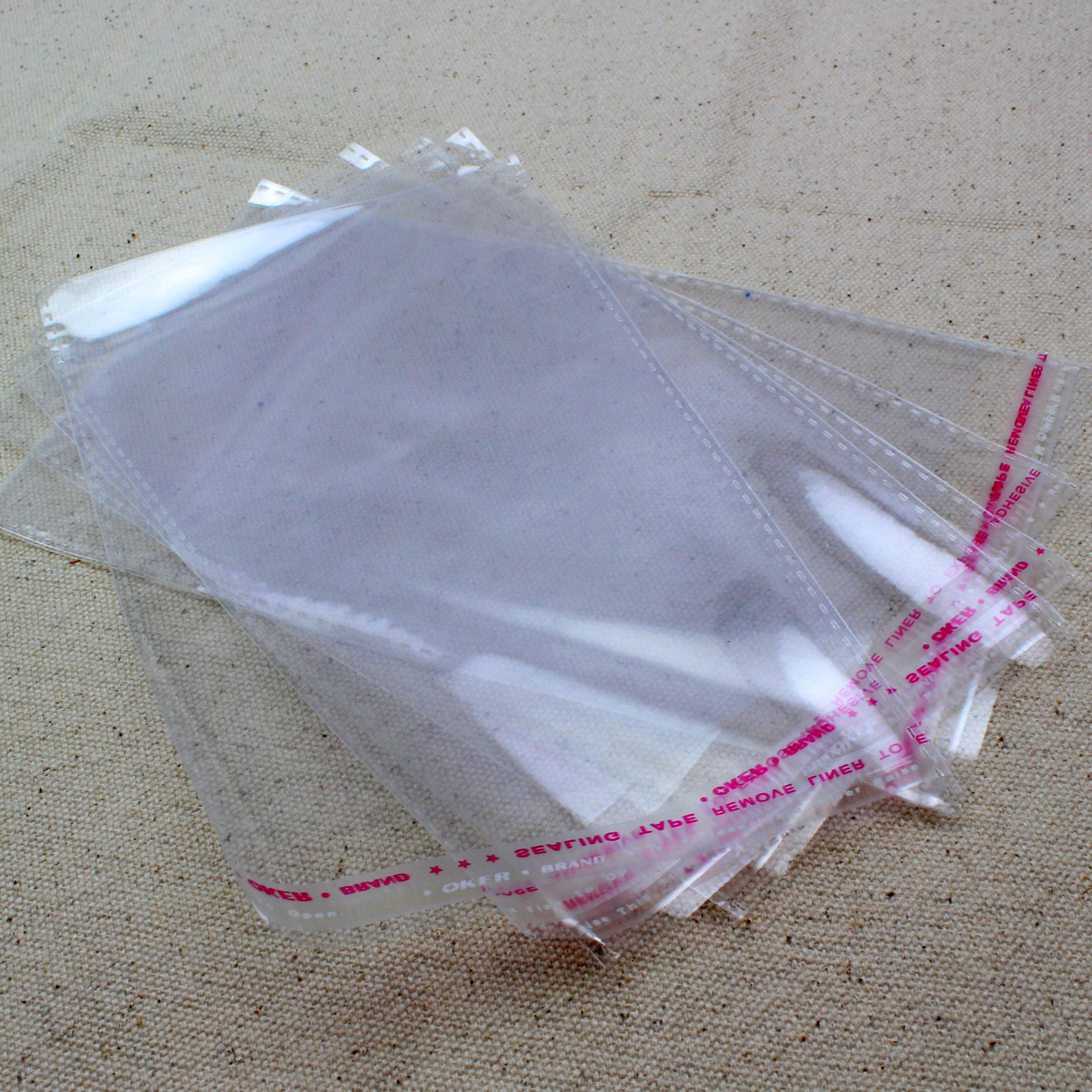 厂家定制pe塑料袋定做透明自粘袋 量大包邮 其他塑料薄膜袋