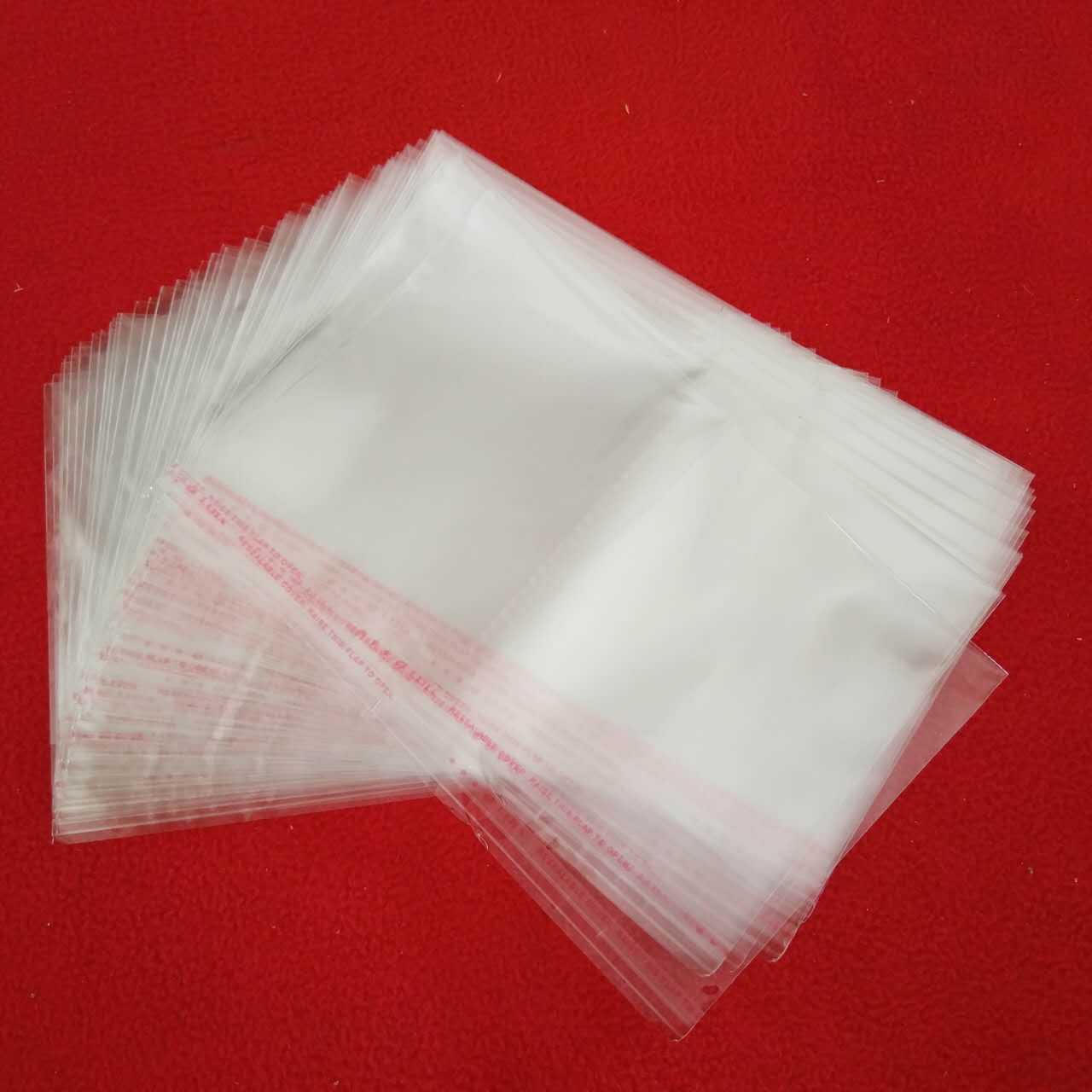 透明塑料包装袋可印刷任何 厂家加工定制opp连体袋 卡头袋身图案3