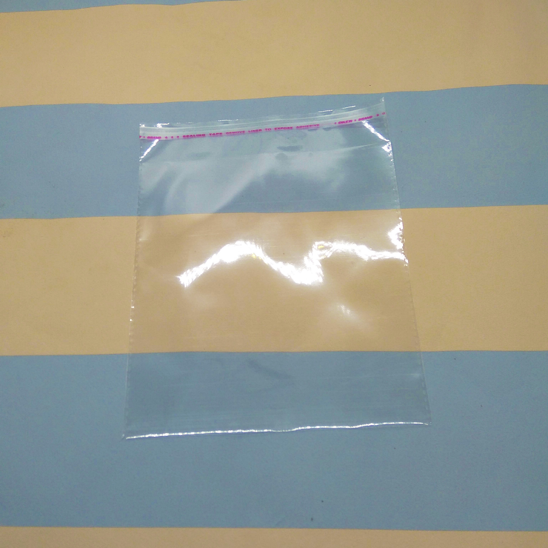 厂家定制自封袋塑料袋透明包装袋定制opp饰品礼品自粘袋印刷logo4