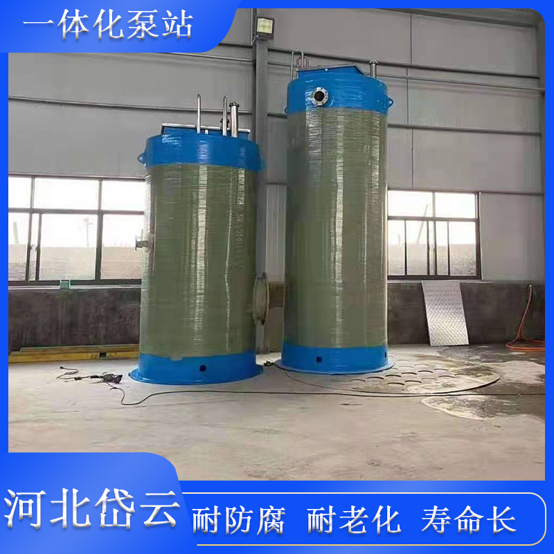 一体化泵站 岱云 污水处理成套设备 厂家直销 价格优 玻璃钢污水泵站3