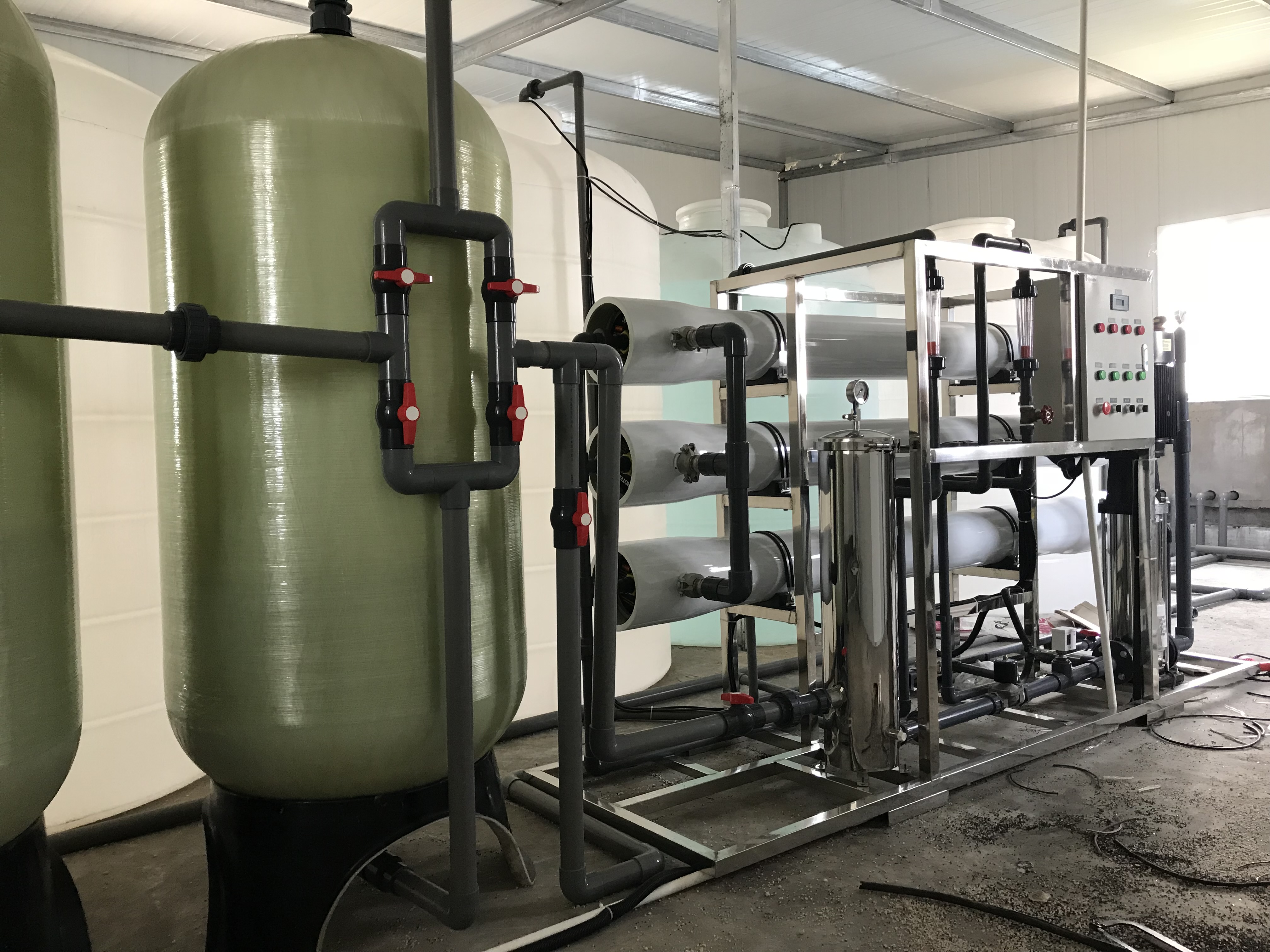 RO反渗透纯净水软化水生产水处理设备净水器 大型纯水纯化水设备 苏州水处理设备1
