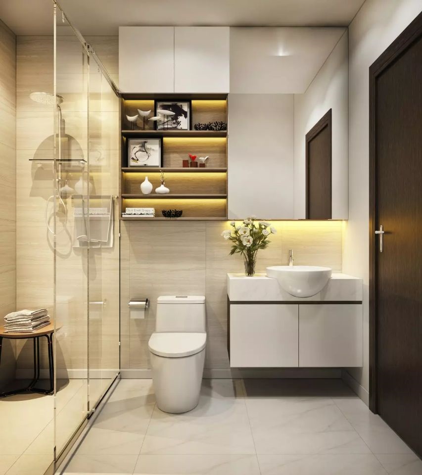 装配式卫生间 整体卫生间 彩钢板整体卫浴 整体卫生间 瓷砖 装配式 SMC2