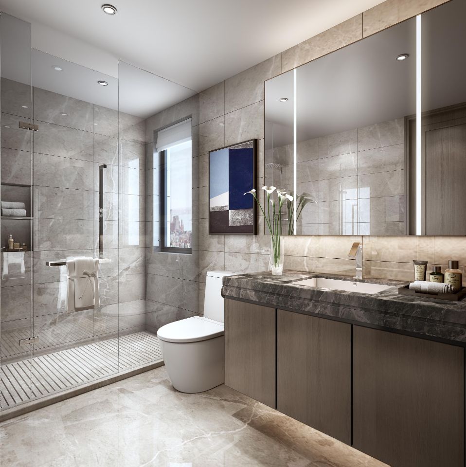 装配式卫生间 整体卫生间 彩钢板整体卫浴 整体卫生间 瓷砖 装配式 SMC3