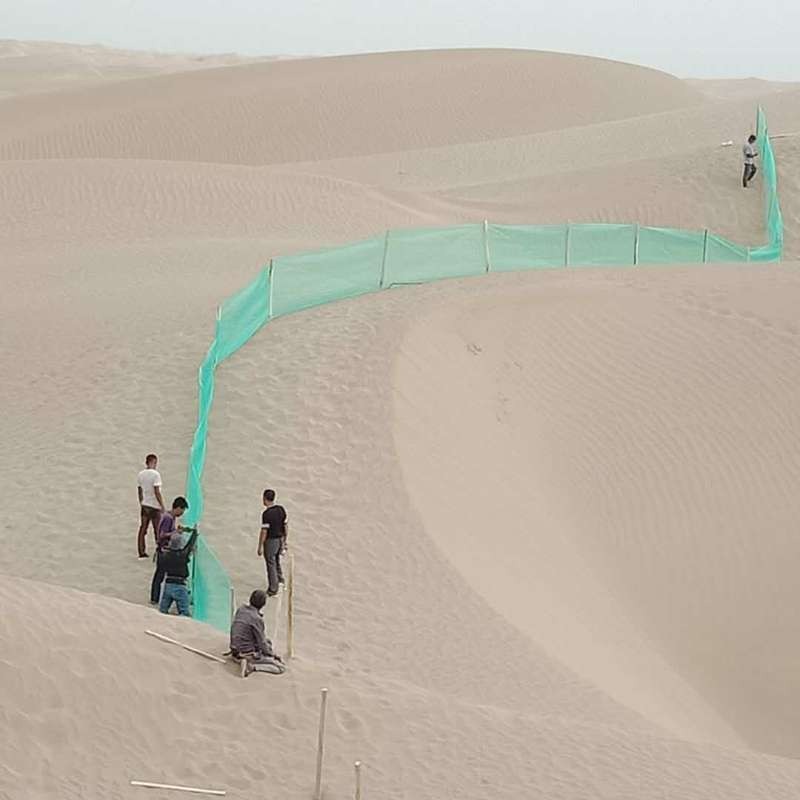 景盛接定制HDPE隔沙网 聚乙烯防风固沙障 聚乙烯隔沙网 沙漠防沙害固沙障