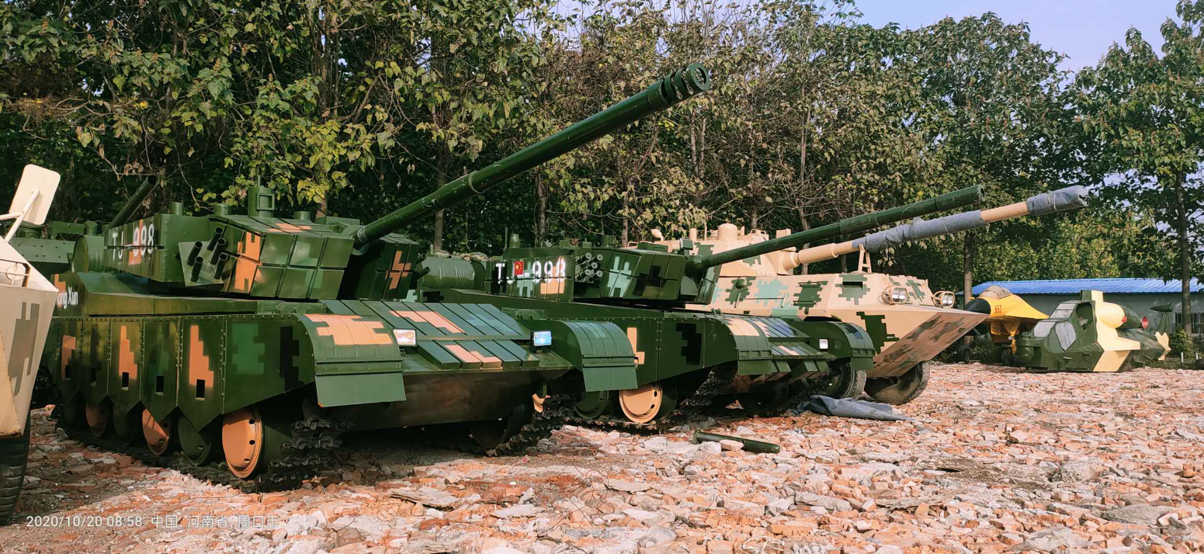 开动坦克模型出售 军事模型 弘讯模型制造厂家3