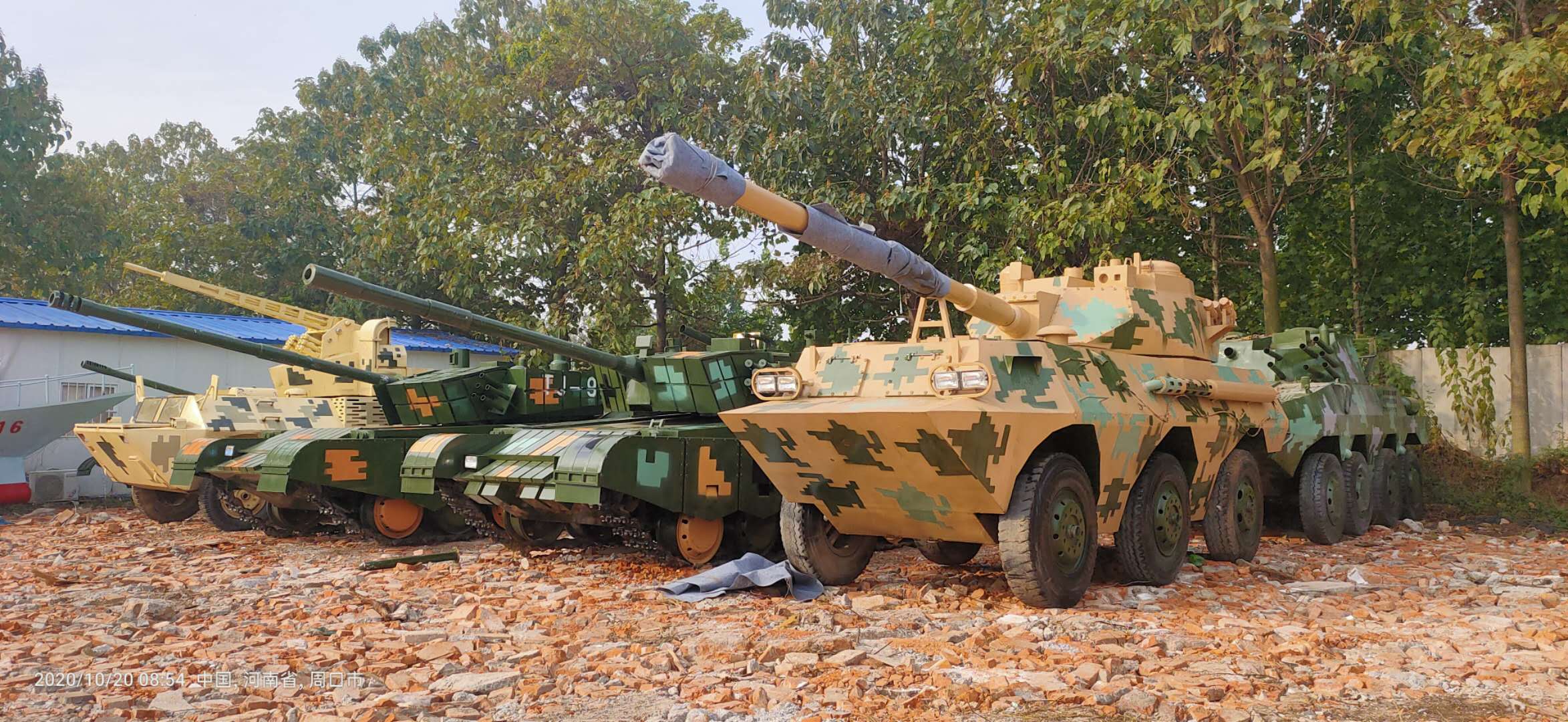 军事模型 大型军模设备 装甲车模型展览装备2