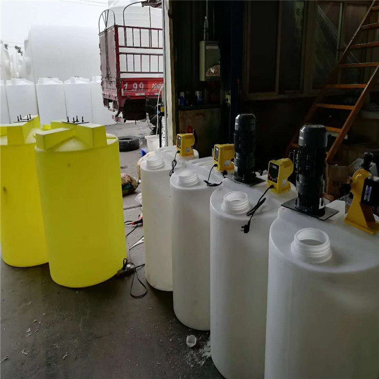 水处理搅拌罐 储水桶 家用药剂储存桶 厂家直销 耐酸碱塑料加药箱6