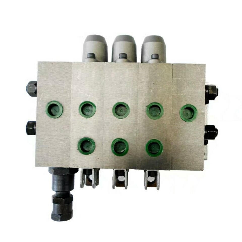液压打桩机多路换向阀分片式流量40L八路ZS1-L10E-OT-80淮安磷化3