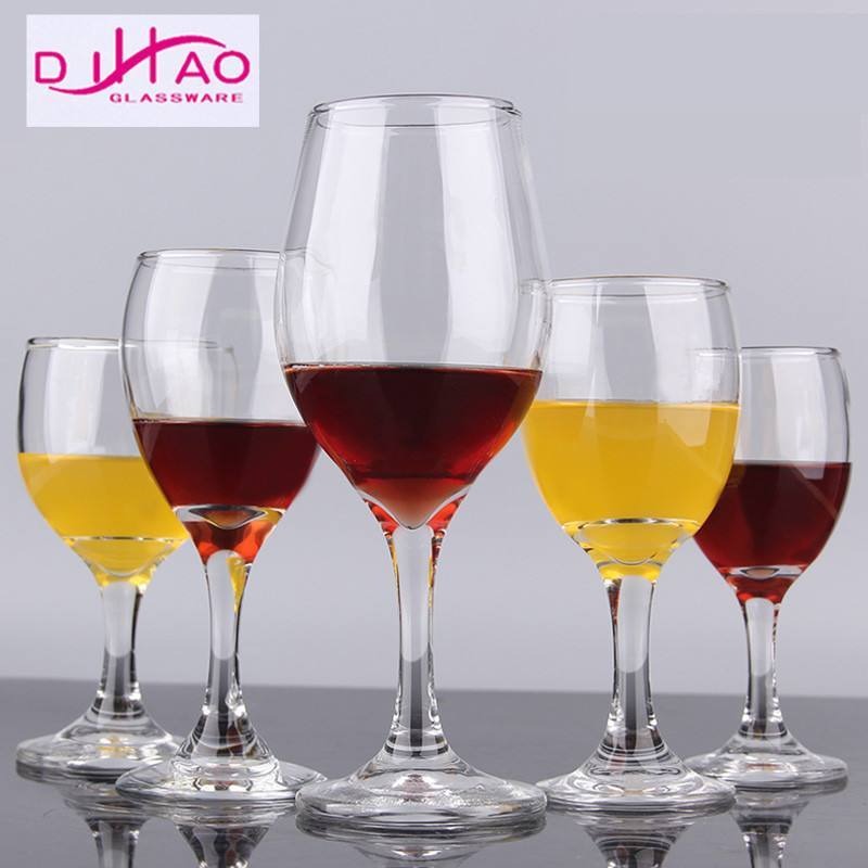 香槟杯 厂家直销玻璃高脚杯 创意款水晶红酒杯 家用葡萄红酒杯5