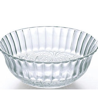 保质保量 莲花玻璃碗 7寸圆形碗 调料碗 碗、碟、盘