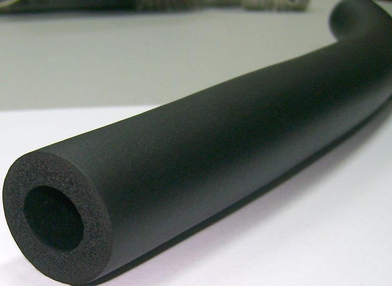 橡塑管 空调橡塑海绵管 保温、隔热材料 黑色铝箔贴面橡塑管套5