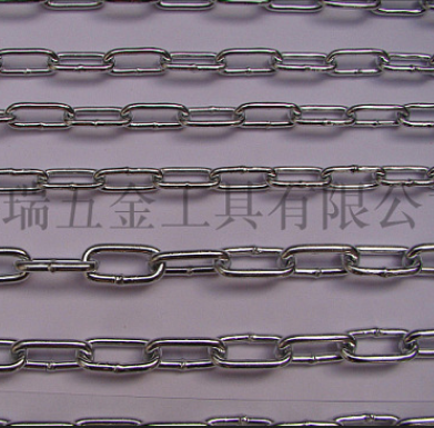 厂家批发5MM中扣起重钢链镀锌铁链防锈链条工业定制链条 起重链条2