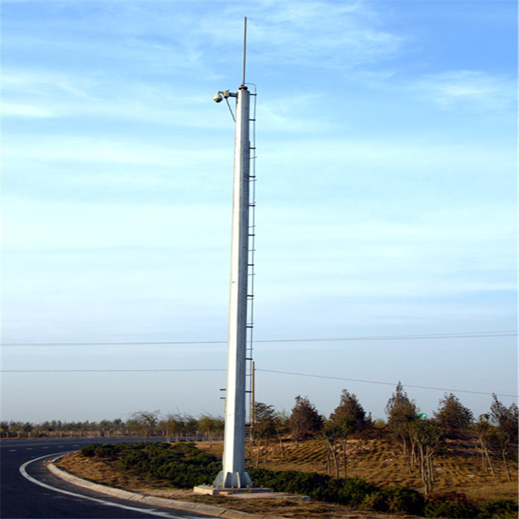 泰翔 质保30年 加工设计10米监控塔 15米监控塔 20米监控塔4