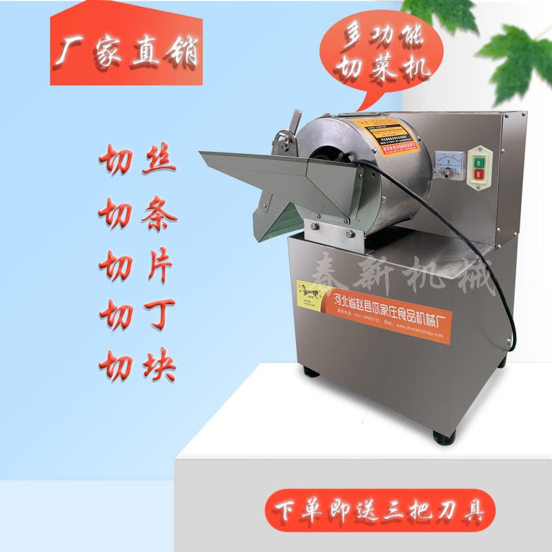 春新厂家 切丝机 多功能切菜机 切片机 不锈钢蔬菜切菜机 商用切菜机