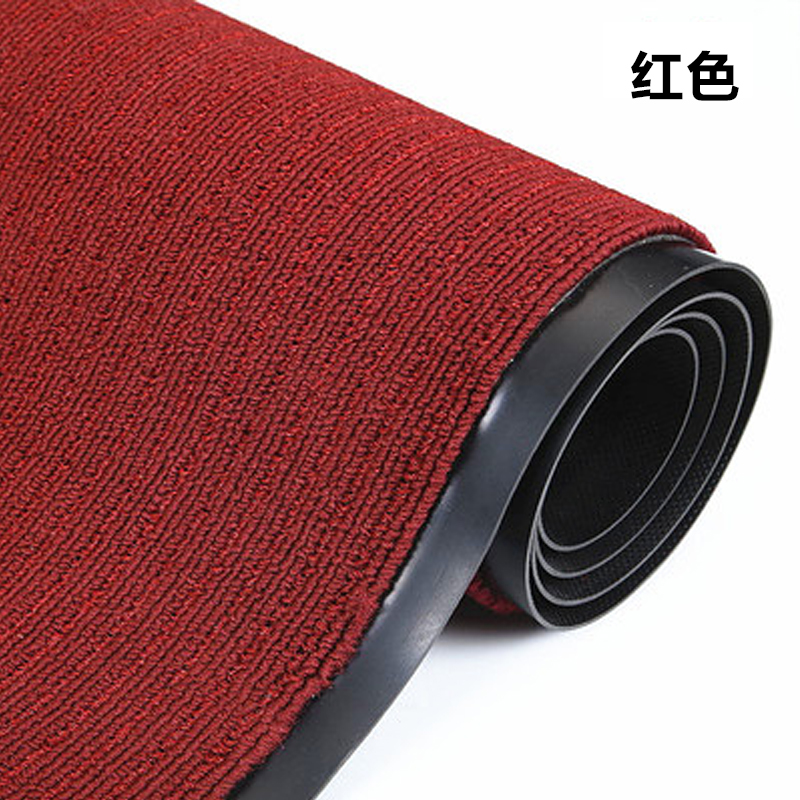 M4000商用地毯地垫厂家进门防滑除尘毯PVC广告毯垫可定制logo吸水防滑脚垫5