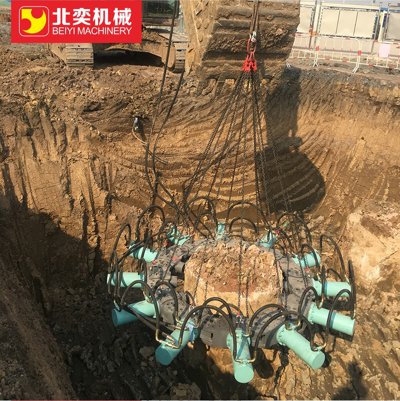 液壓破樁機價格破樁頭小型設備解決多項破樁難題專破實心樁 樁工機械4