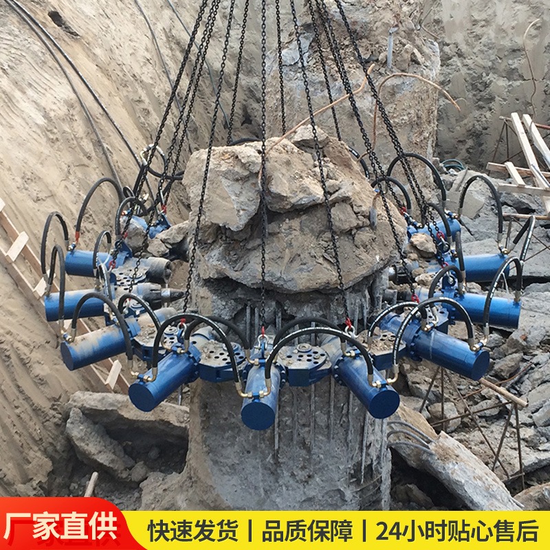 液壓破樁機價格破樁頭小型設備解決多項破樁難題專破實心樁 樁工機械