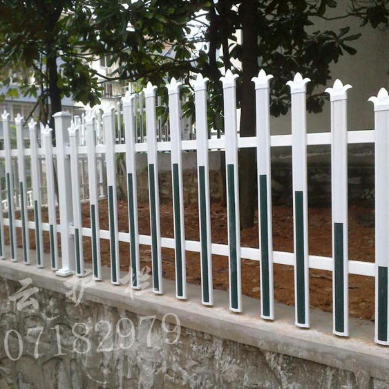 pvc绿化带护栏 荆州pvc塑钢围墙护栏厂家供应十堰pvc塑钢栏杆 宜都pvc庭院护栏 宜昌pvc围墙围栏
