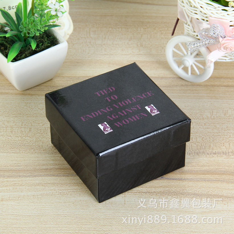 热销铜板纸饰品盒爆款天地盖手表盒礼品包装厂家定做 纸盒
