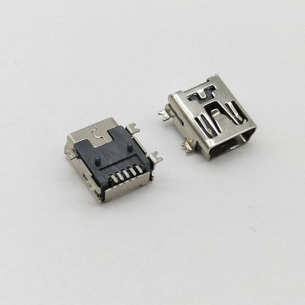 USB 手机连接器 护套 MINI母座焊线式 鑫鑫达3