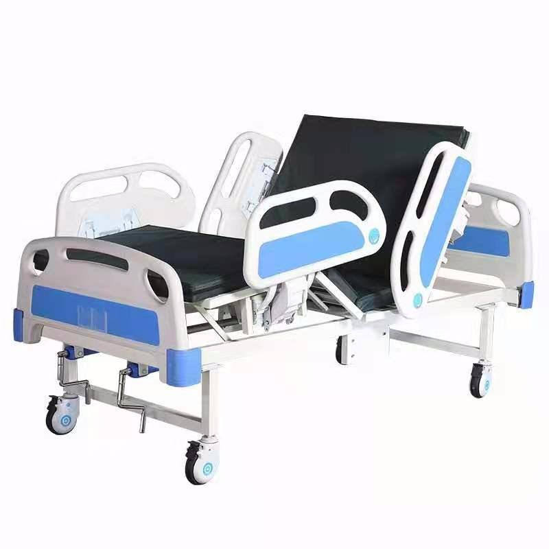 瘫痪病人护理床 双摇条式病床报价 家用医用床 医用车、床、台 硕康