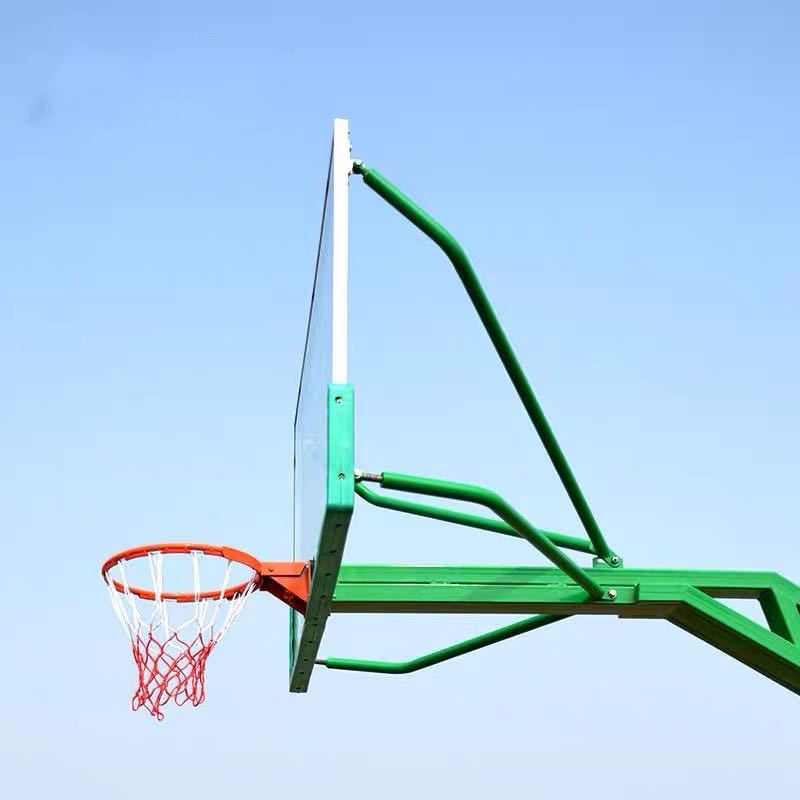 箱式篮球架 厂家直销平箱式篮球架 篮球架、球板、球框、球网 户外仿液压篮球架3