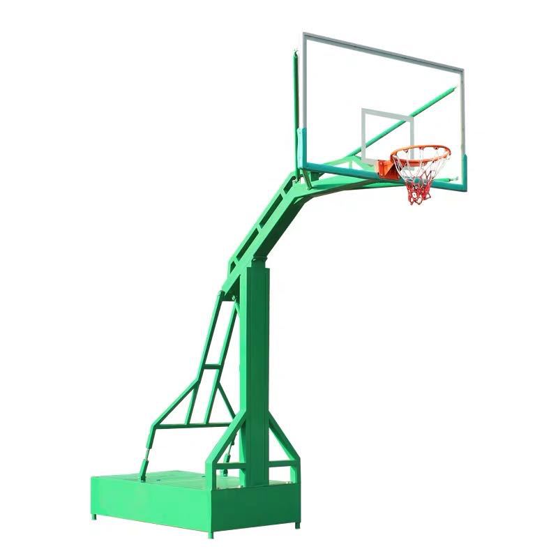 箱式篮球架 厂家直销平箱式篮球架 篮球架、球板、球框、球网 户外仿液压篮球架1