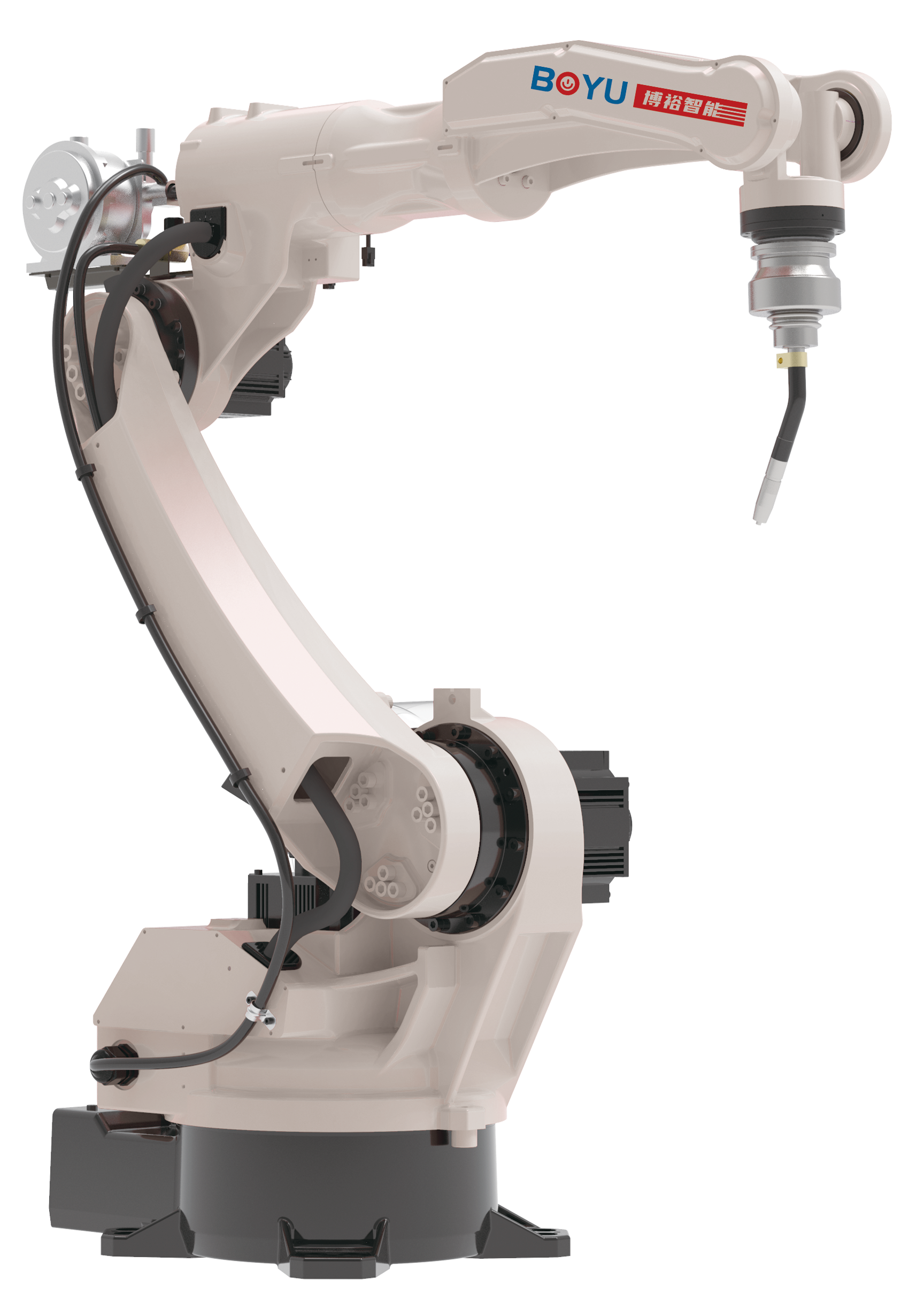 博裕智能 路灯焊接机器人 路灯配件焊接机械手视频 关节型机器人4