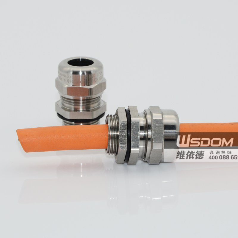 WISDOM品牌不锈钢防爆填料函-厂家直销不锈钢防水电缆接头5