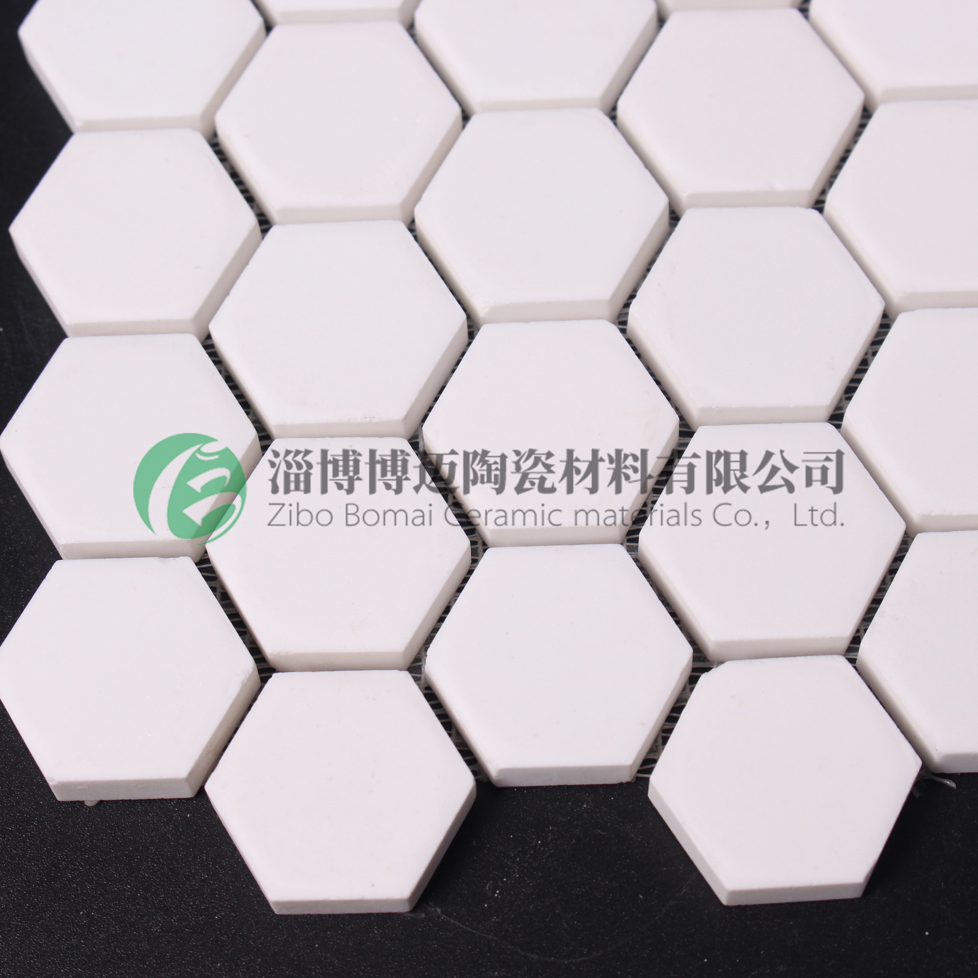 5mm 高铝耐磨瓷片4mm 高耐磨氧化铝陶瓷片 六角片耐磨陶瓷1