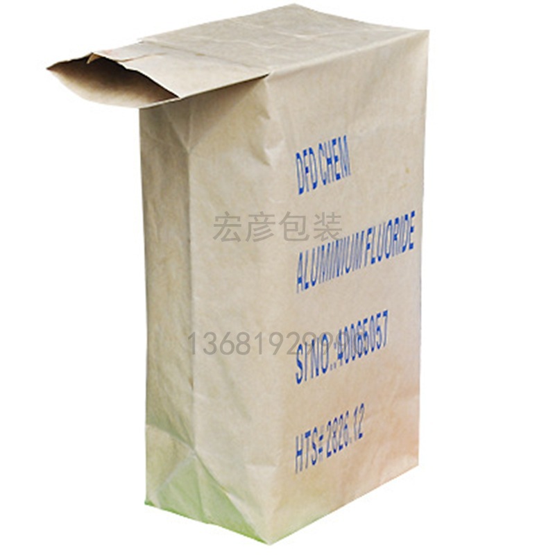 化工包装袋 厂家批发牛皮纸防潮可定制通用纸塑编织复合阀口包装
