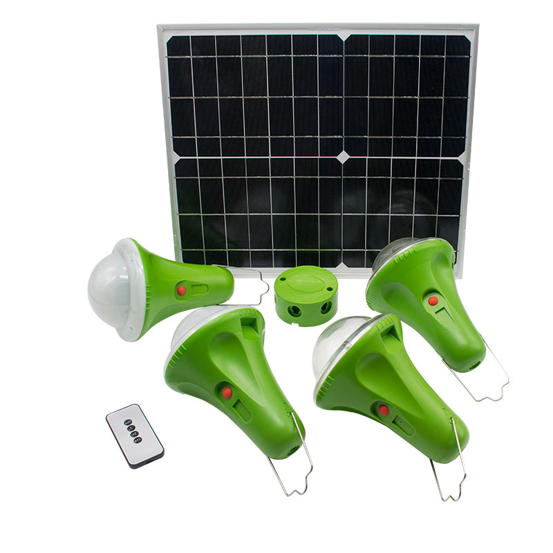 太阳能发电照明灯远程遥控家用便携应急照明户外野营灯 太阳能灯4