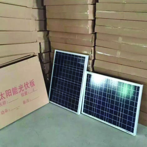 乾闻源太阳能光伏发电板 多晶硅太阳能电池板组件 100W2