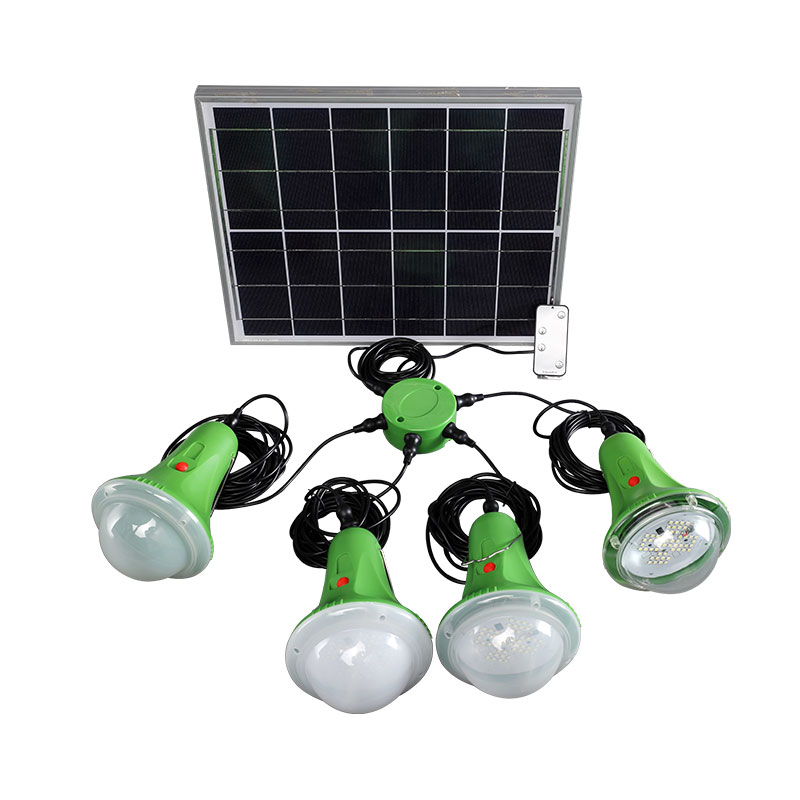 太阳能发电照明灯远程遥控家用便携应急照明户外野营灯 太阳能灯3