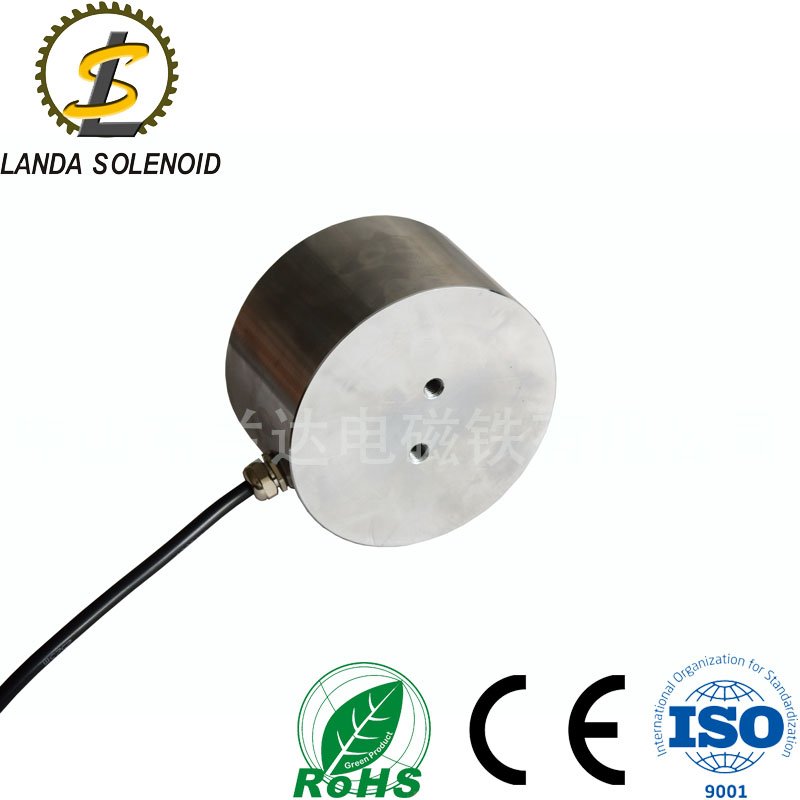 大吸力直流电磁 电子磁性材料(电磁铁) 圆形吸盘式电磁铁HY120704