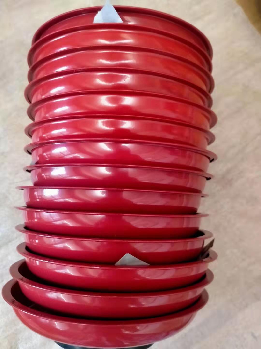 红色喷塑磁性收纳碗 汽保机修磁力盘 底部装配磁铁 网上热销磁碗 可以牢牢吸附在铁制品上在倒挂状态磁碗和小零件都不会滑落3