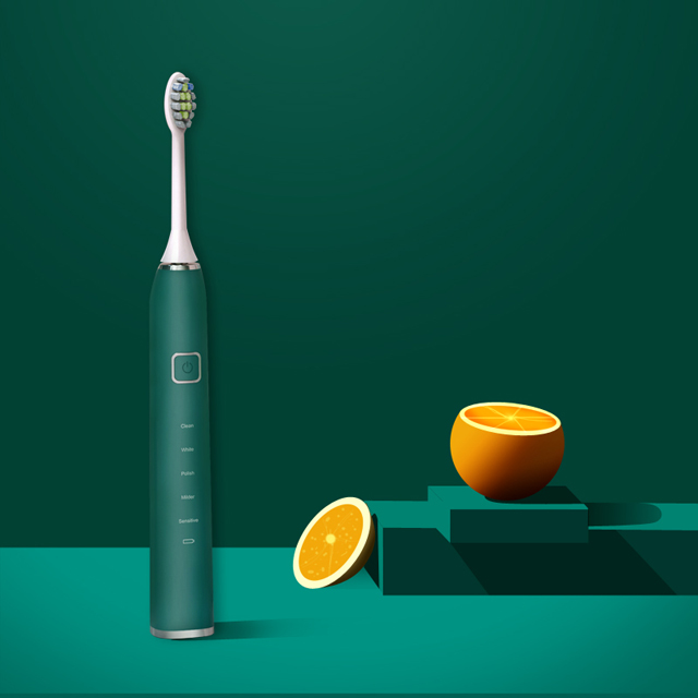 亚马逊爆款电动牙刷批发无线充电声波电动牙刷6