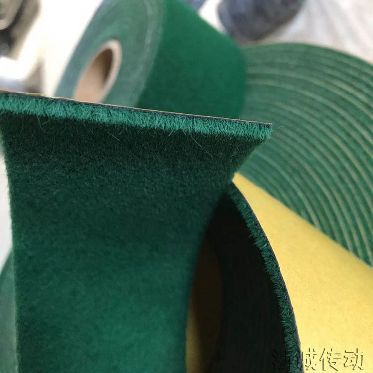 50mm绿绒布包辊带 其他纺织、皮革3
