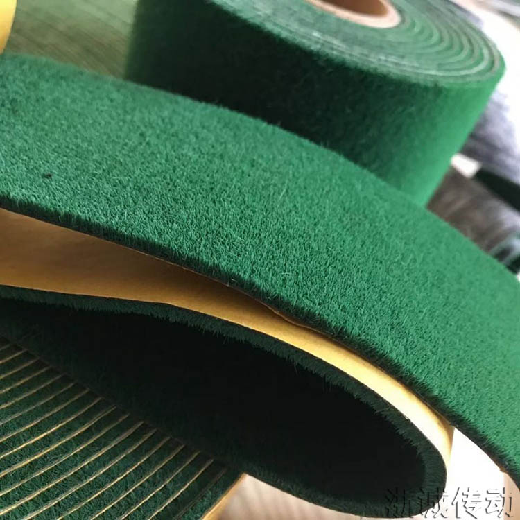 50mm绿绒布包辊带 其他纺织、皮革1