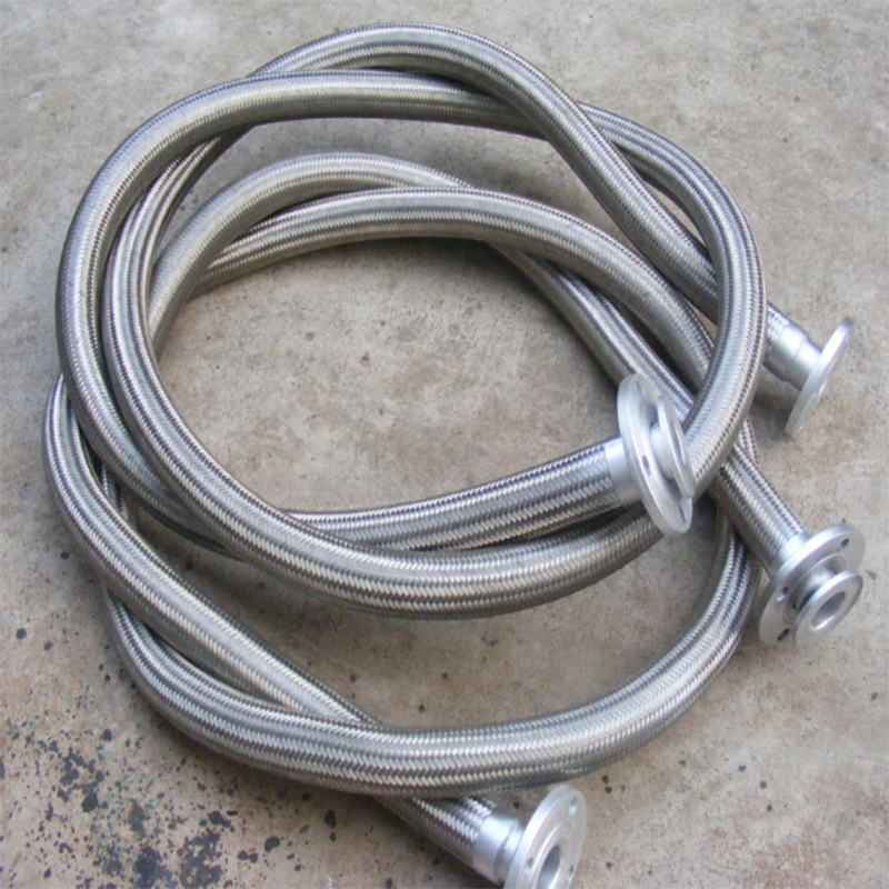 不锈钢波纹管坯 不锈钢法兰金属软管 耐高温软管 大口径金属软管3