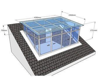通道采光板环保抗冲击有机玻璃板 卓尼PC塑料板阳光板 耐力板屋顶采光5