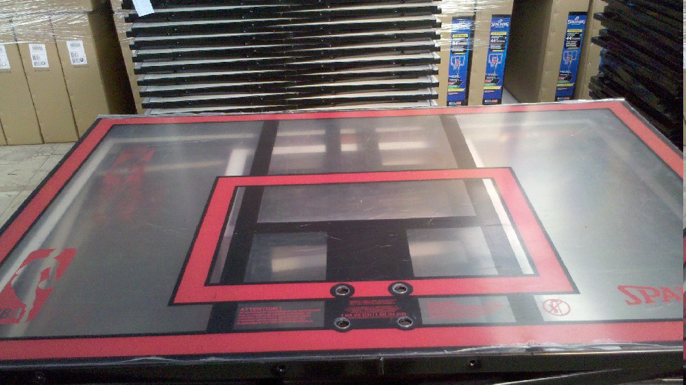 塑料印刷 卓尼PC板印刷 有机玻璃篮球板生产加工丝网印刷篮球板7