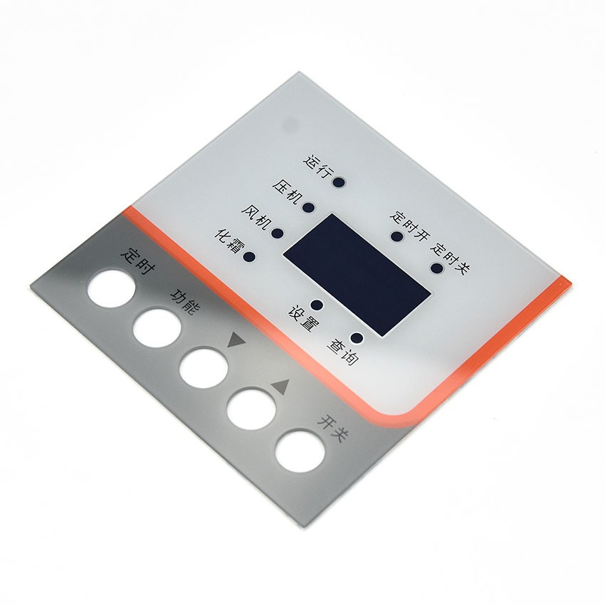 有机玻璃电器面板 家用电器按键面板PC薄片印刷件 薄膜面板