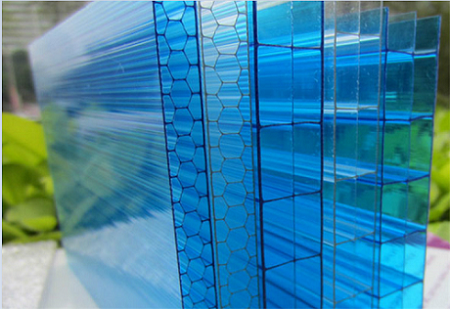 阳光板雨棚 遮雨棚 卓尼厂家生产阳光板顶棚采光雨棚3