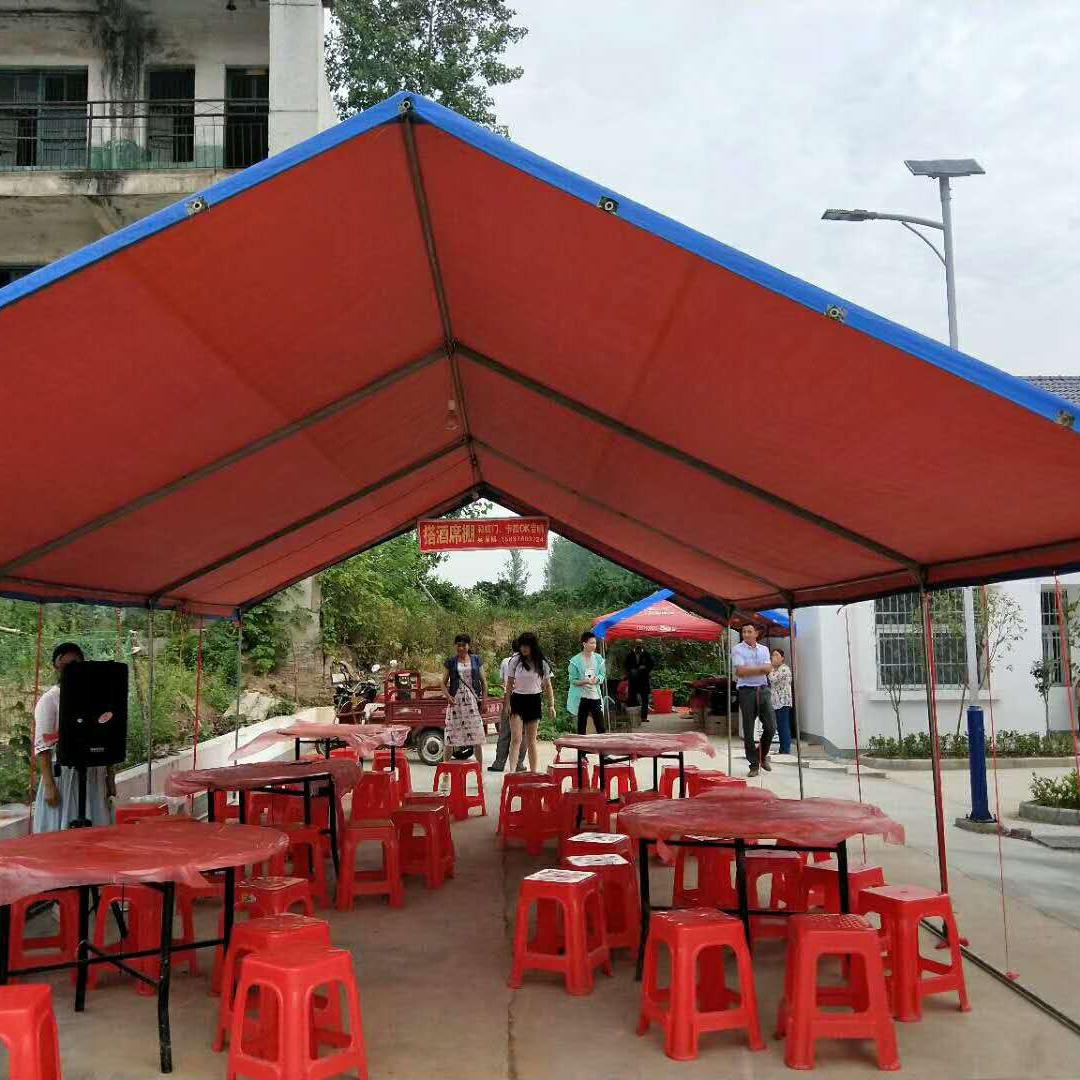 红白喜事5米x12帐篷办酒席用的钢管棚子农村餐棚 展览帐篷