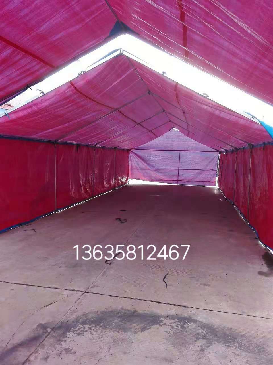 红白喜事5米x12帐篷办酒席用的钢管棚子农村餐棚 展览帐篷2